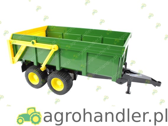 PRZYCZEPA SAMOWYŁADOWCZA ZIELONA BRUDER 02210 BR-02210