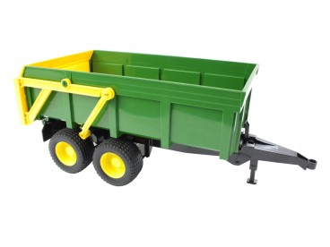 PRZYCZEPA SAMOWYŁADOWCZA ZIELONA BRUDER 02210 BR-02210