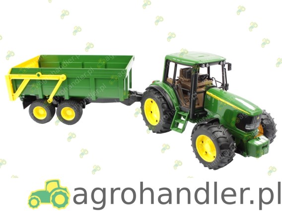 CIĄGNIK JOHN DEERE 6920 Z PRZYCZEPĄ 02058 BR-02058