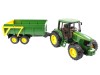 CIĄGNIK JOHN DEERE 6920 Z PRZYCZEPĄ 02058 BR-02058