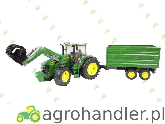 CIĄGNIK JOHN DEERE 7930 Z PRZYCZEPĄ I 03055 BR-03055