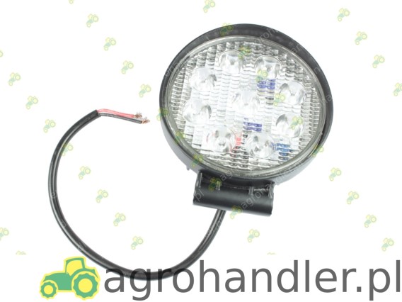 LAMPA ROBOCZA OKRĄGŁA DIODOWA 9xLED 0076