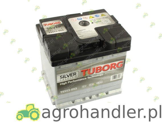 AKUMULATOR 12V 53AH TUBORG SILVER TS553-053