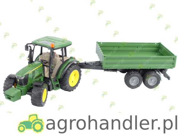 CIĄGNIK JOHN DEERE 5115M Z PRZYCZEPĄ 02108 BR-02108