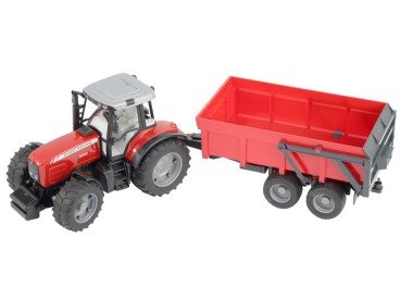 CIĄGNIK MASSEY FERGUSON 7480 Z PRZYCZEPĄ 02045 BR-02045