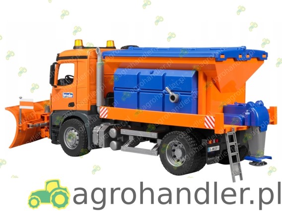 MERCEDES BENZ AROCS SOLARKA Z PŁUGEM 03685 BR-03685