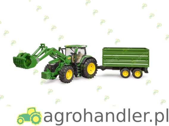 CIĄGNIK JOHN DEERE R7 350 Z PRZYCZEPĄ 03155