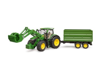 CIĄGNIK JOHN DEERE R7 350 Z PRZYCZEPĄ 03155