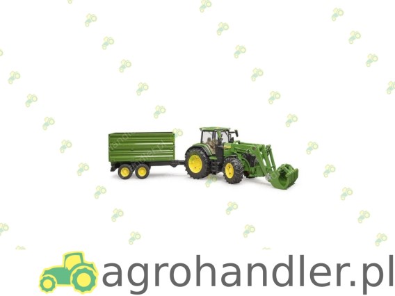 CIĄGNIK JOHN DEERE R7 350 Z PRZYCZEPĄ 03155