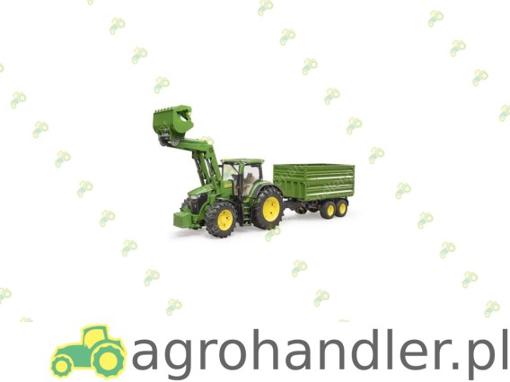 CIĄGNIK JOHN DEERE R7 350 Z PRZYCZEPĄ 03155