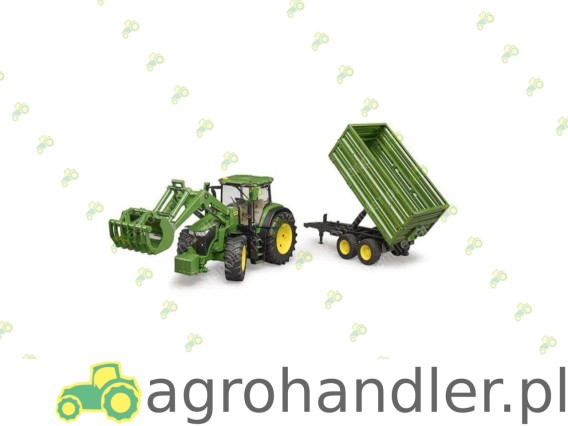 CIĄGNIK JOHN DEERE R7 350 Z PRZYCZEPĄ 03155