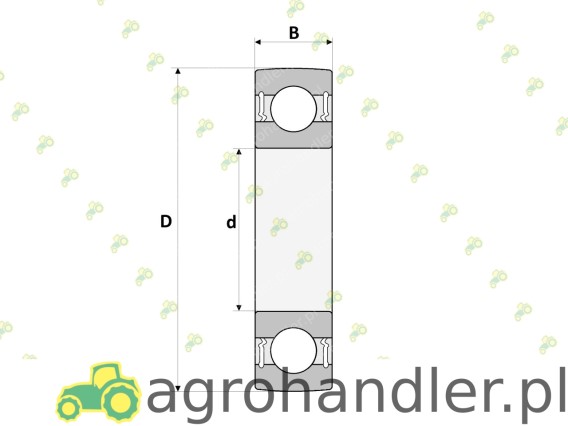 ŁOŻYSKO ORYGINAL CLAAS 211156 B110444