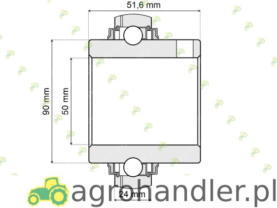 ŁOŻYSKO UC 210 HT2D1 UC-210HT2D1