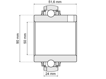 ŁOŻYSKO UC 210 HT2D1 UC-210HT2D1