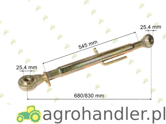 ŁĄCZNIK CENTRALNY CAT-2 (oczko-oczko 893439M91 1861431M1 1861431M91 1887285M91 3147681M91 894377M91