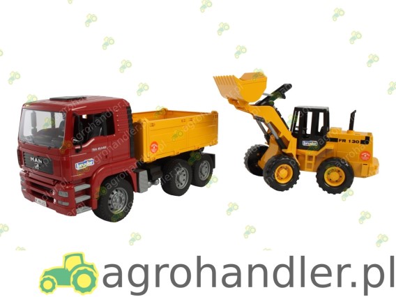SAMOCHÓD MAN TGA WYWROTKA Z ŁADOWARKĄ 02752 BR-02752