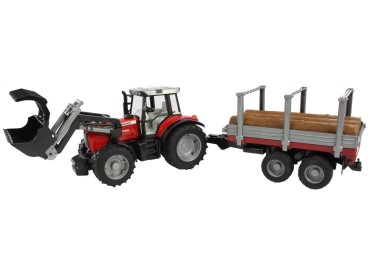 CIĄGNIK MASSEY FERGUSON Z ŁADOWACZEM I 02046 BR-02046