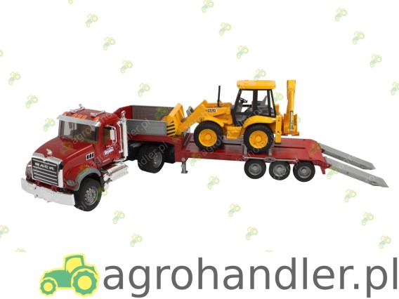 SAMOCHÓD MACK + JCB 02813 BRUDER