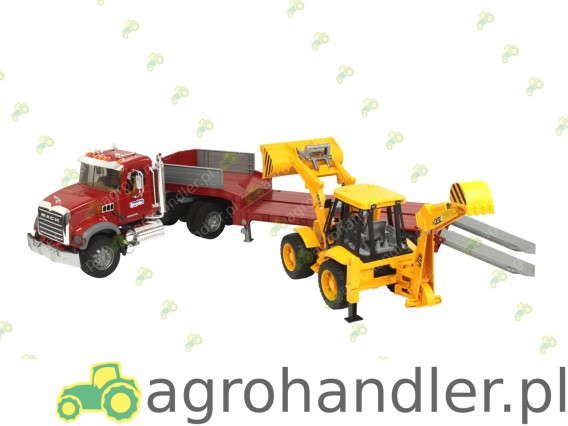 SAMOCHÓD MACK + JCB 02813 BRUDER