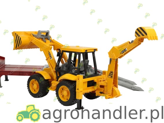 BRUDER SAMOCHÓD MACK + JCB 02813