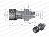 SZYBKOZŁĄCZE GNIAZDO M22x1,5 S/T LONG WIAM22MZL-ST