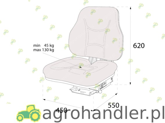 SIEDZENIE UNIWERSALNE C330/360 TS23700KR 50671062
