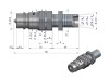 SZYBKOZŁĄCZE WTYCZKA M18x1,5 EURO LONG WIAM18SZL