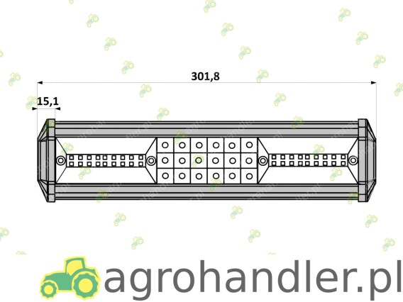 LAMPA ROBOCZA DŁUGA LED, LA10301