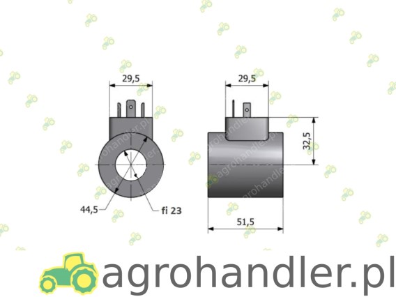 CEWKA DZIELNA ELEKTROZAWORU DVS6/50L 12DC
