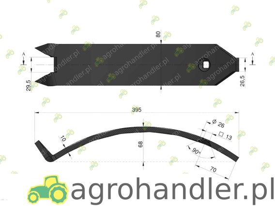 ODKŁADNICA ŚRODKOWA Delta Flex 101003121 W-101003121