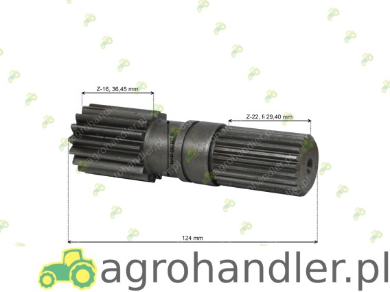 WAŁEK JOHN DEERE L110236 T151065 4475.304.081 APL2025 AS2025 F308.300.021.130 F308300021130 04423796 4475304081