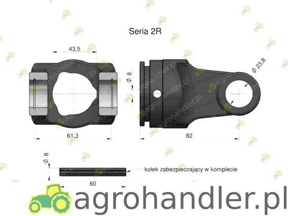 WIDŁAK ZEWNĘTRZNY 43,5x3,4 seria 2R WR219206