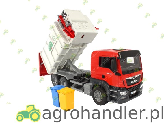 ŚMIECIARKA MAN Z BOCZNYM ZAŁADUNKIEM 03761