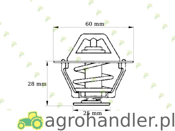 TERMOSTAT CASE NEW HOLLAND STEYER 504320537 18780216 1F.504320537 1F.504384724 2852471 2853135 2854355 2856541 2856543