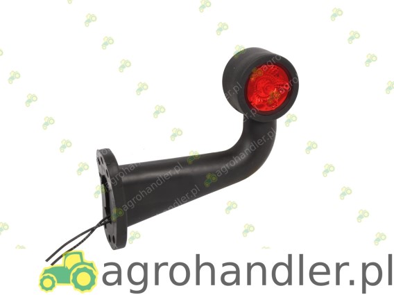 LAMPA OBRYSOWA BIAŁO-CZERWONA 12/24 LED 877P