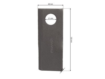 NÓŻ KOSIARKI PRAWY POTTINGER 120x48 fi21 434976