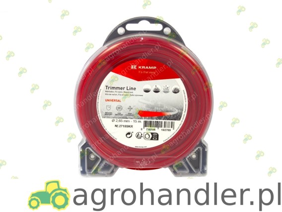 ŻYŁKA TNĄCA Z DRUTEM 2.6mm 15m NL2715SKR