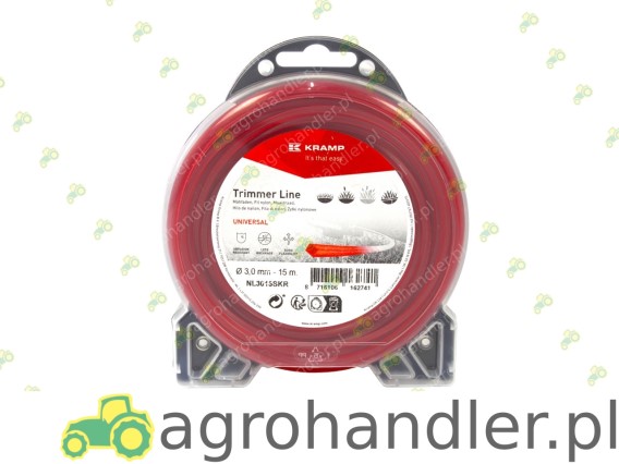 ŻYŁKA TNĄCA Z DRUTEM 3.0mm 15m NL3015SKR