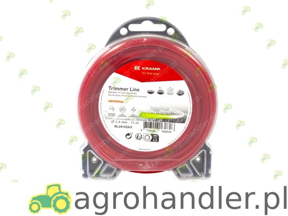 ŻYŁKA TNĄCA Z DRUTEM 2.4mm 15m NL2415SKR
