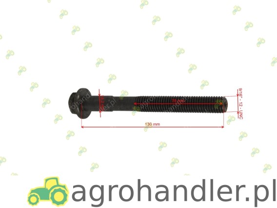 ŚRUBA GŁOWICY CYLINDRA NEW HOLLAND 87802206 87801209 87801691
