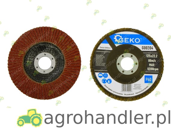 TARCZA LISTKOWA 125 P60 GEKO G00304