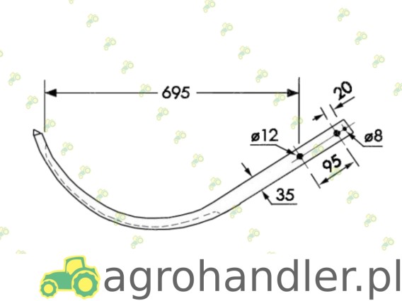 IGŁA ALUMINIOWA MARKANT 812662 0008126620 59.037-B B123130