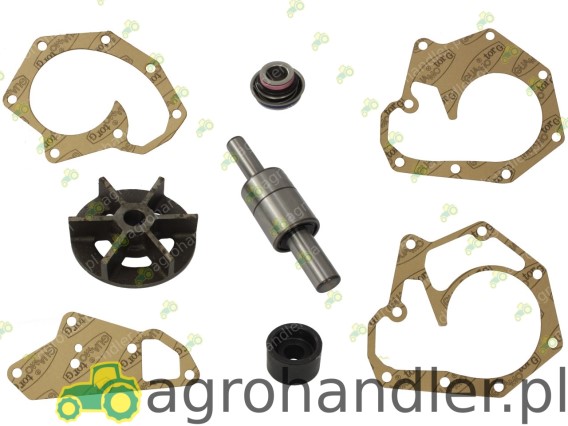 ZESTAW NAPRAWCZY POMPY WODY JOHN DEERE RE11345 AR41691 AT32489 PY0385 RE13979 RE19507 RE37483 RE62658 HCNRE62658 JD11345