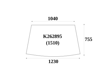 SZYBA PRZEDNIA DAVID BROWN CASE K262895