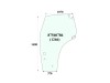 SZYBA DRZWI CASE NEW HOLLAND 87560786 87528171 82027357 1266
