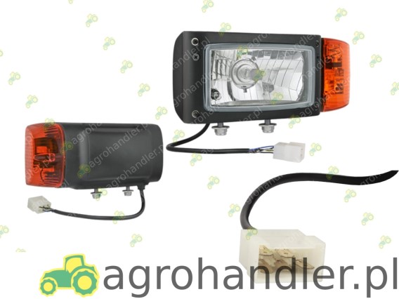 REFLEKTOR H4 LEWY + ŻARÓWKA 12V PRZEWÓD REPR2.42740