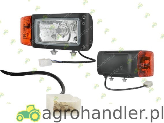 REFLEKTOR H4 PRAWA + ŻARÓWKA 12V PRZEWÓD REPR2.42741
