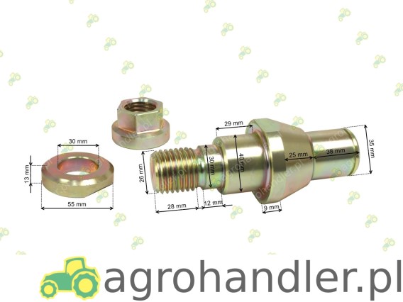 SWORZEŃ OBROTU SIŁOWNIKA KVERNELAND 081964 KK081964