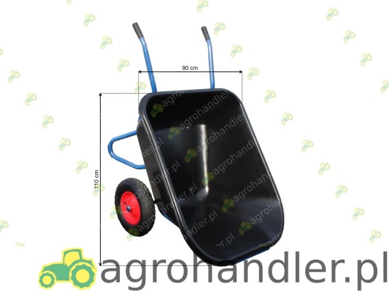 TACZKA OGRODNICZA 300L (dno plastik) WB9600