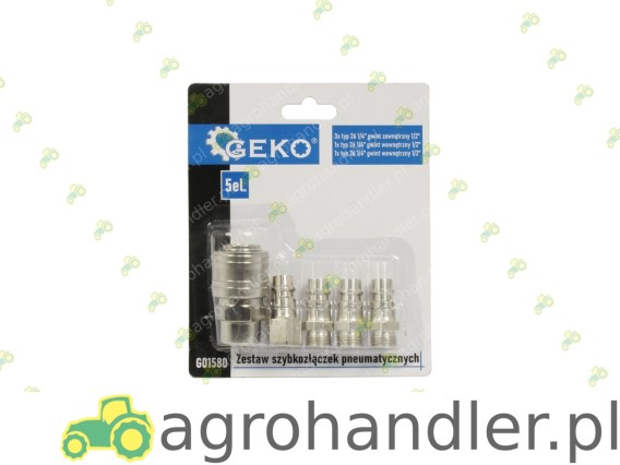 ZESTAW SZYBKOZŁĄCZEK PNEUMATYCZNYCH G01580